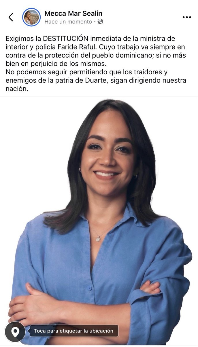 meccamarsealin's tweet photo. Necesitamos su destitución! https://t.co/TaRcEF6oSH