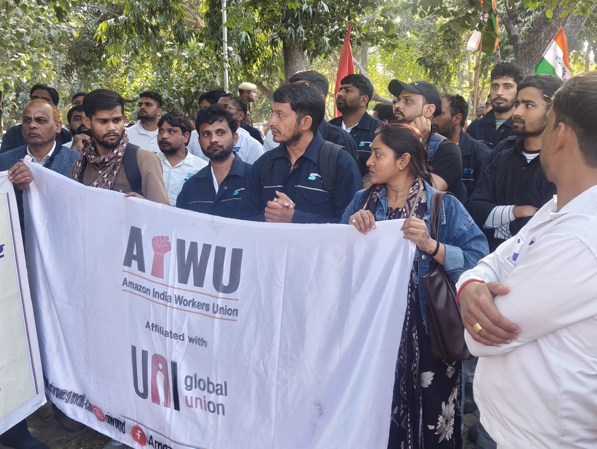 Amazon India Workers Union tweet media