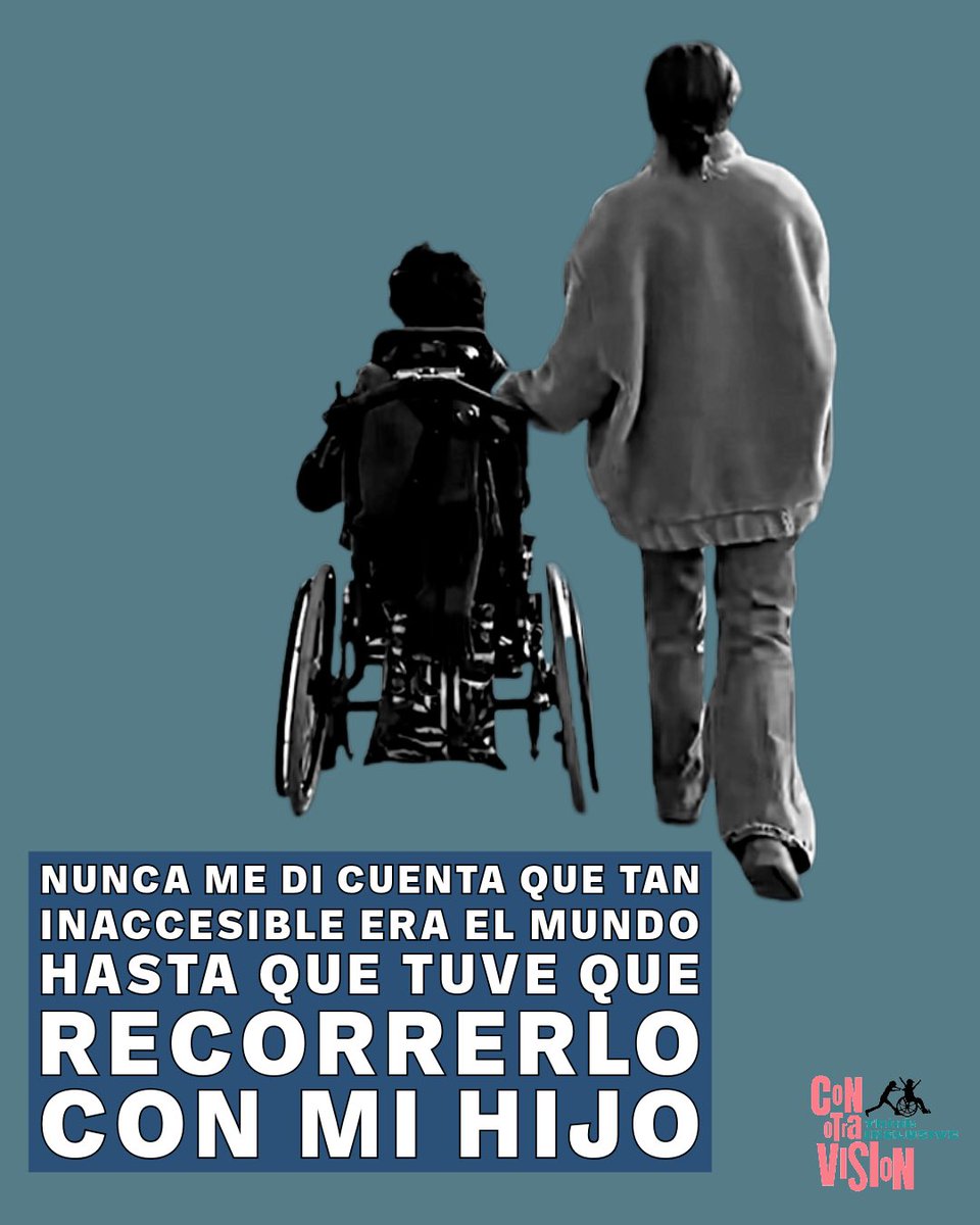 El mundo fue diseñado sin pensar en todos.

Cuando faltan rampas, parques y cambiadores inclusivos o apoyos adecuados, la infancia con discapacidad queda fuera.

Sin accesibilidad, desaparecen del espacio público.

No porque no existan.
Porque no fueron tenidos en cuenta.