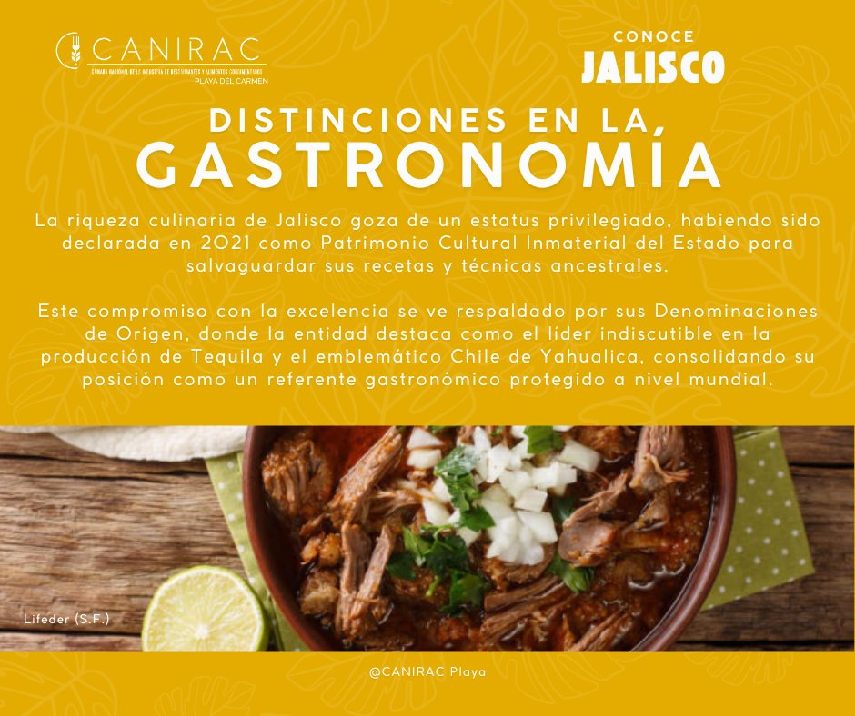 ¡Jalisco es garantía de sabor y calidad certificada! 🌶️🥃

#Jalisco #GastronomíaJalisciense #Tequila #ChileDeYahualica #PatrimonioCultural #OrgulloMexicano #SaborDeMéxico #DenominaciónDeOrigen