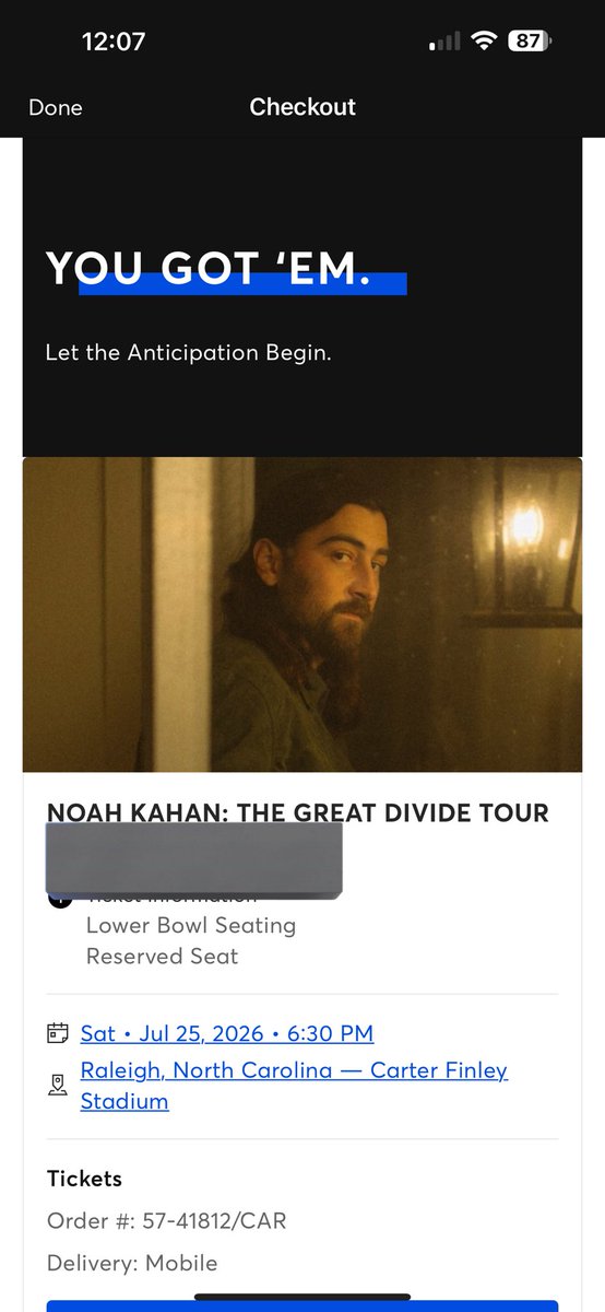 WE DID IT, JOE!!  SEE YOU IN JULY, BESTIEEEEE <a href="/NoahKahan/">Noah Kahan</a>