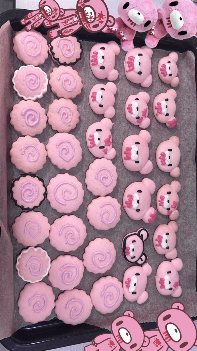 tugou_ura's tweet image. 今年はグルーミーとなるとのクッキー作ったんだᵔ  ̫ ᵔ 今日またチーズケーキつくりゅ