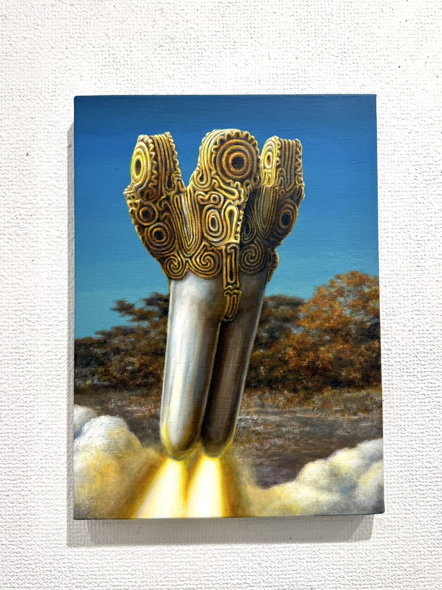 銀座・ギャラリーSIACCAにて松山賢さん@MATUYAMA_Ken の個展「怪人と