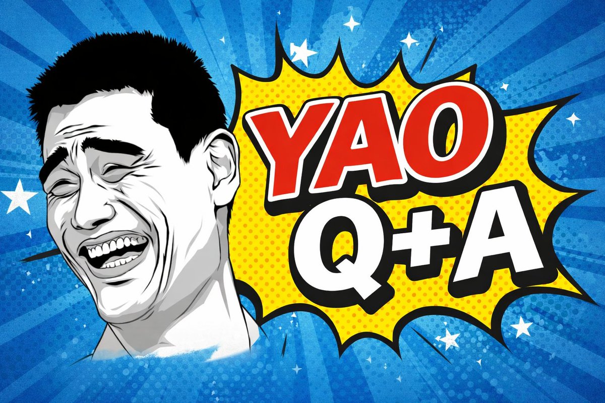 REMINDER! The Official $YAO Q+A ft. CTO Lead <a href="/mattylambchop/">LambChop</a> is tomorrow at 10 A.M. PST.

Here's the link to join the virtual room: theportal.to/?room=2a50e1f0…