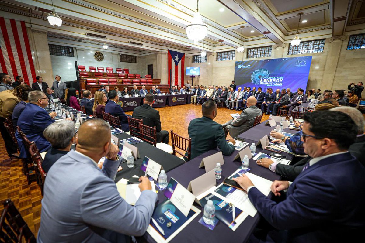 El tema energético continúa siendo una prioridad para la <a href="/CamaraConPR/">Cámara de Representantes de Puerto Rico</a> y para nuestra administración. Desde El Capitolio celebramos el Municipalities &amp; Energy Summit 2026, un espacio de diálogo y trabajo en el que reunimos a alcaldes, alcaldesas, legisladores de todas las
