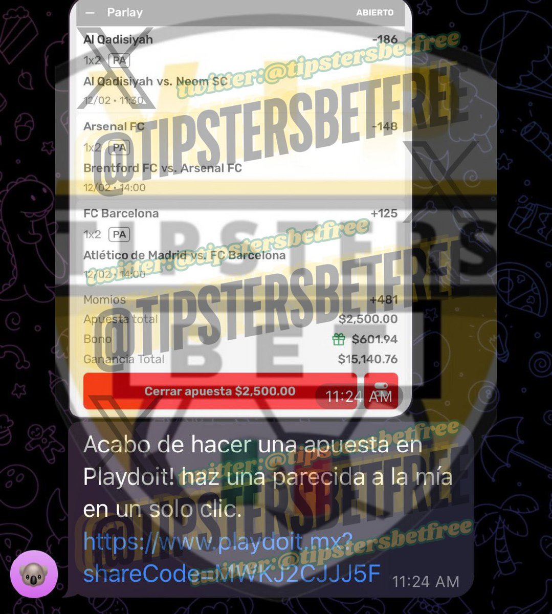 VIP de tipsters gratis 🎁 tweet media