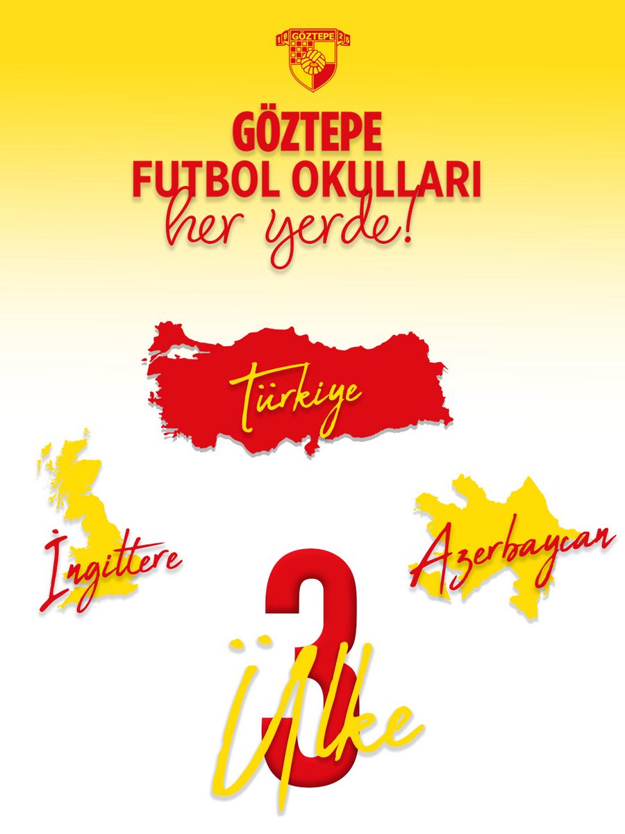 Göztepe Futbol Okulları Her Yerde! 🗺️

3 ülkede tek bir ruh. 💛❤️

Sınırları aşan bir futbol ailesi kurduk.
Nerede olursan ol, bu hikâyenin bir parçasısın! 🤝

Daha nice sahalara, daha nice çocuklara ulaşmak dileğiyle! ⚽️🔥

#GöztepeFutbolOkulları #GöztepeninGeleceği