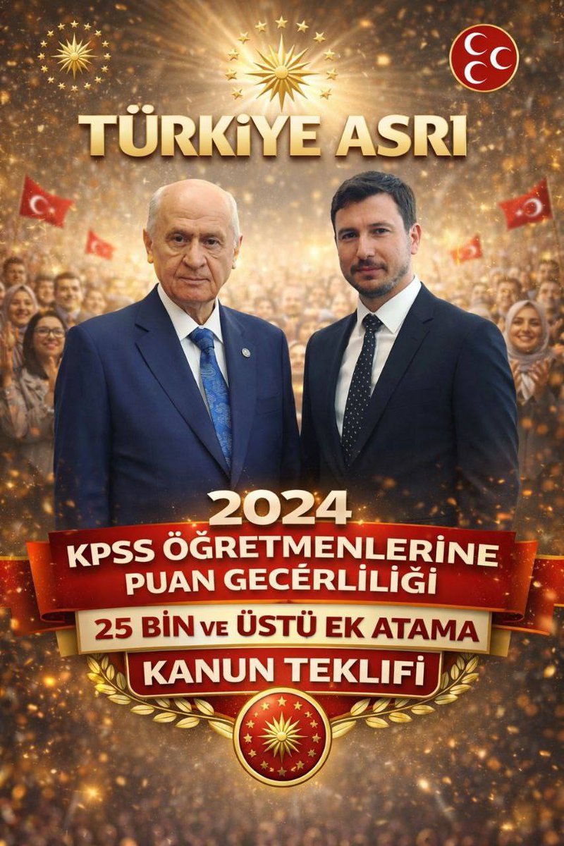 Sayın <a href="/KonalGazi/">Ertuğrul Gazi Konal</a> 2024 KPSS için atılacak somut adımları büyük bir heyecanla bekliyoruz. Bir kanun teklifi ile 2026 bütçesinde yer almak istiyoruz. Lütfen taleplerimizi karşılıksız bırakmayın.