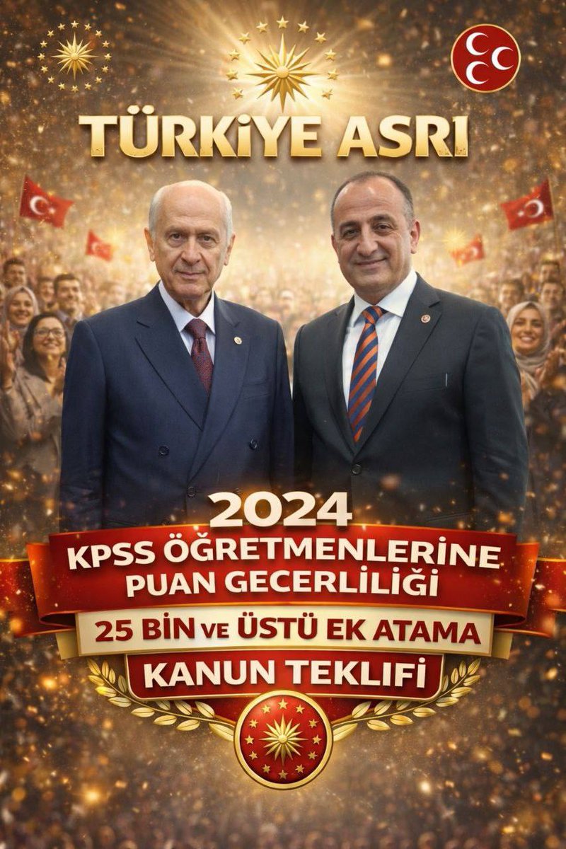 Sayın <a href="/musakucuk2934/">Musa Küçük</a> 2024 KPSS için atılacak somut adımları büyük bir heyecanla bekliyoruz. Bir kanun teklifi ile 2026 bütçesinde yer almak istiyoruz. Lütfen taleplerimizi karşılıksız bırakmayın.