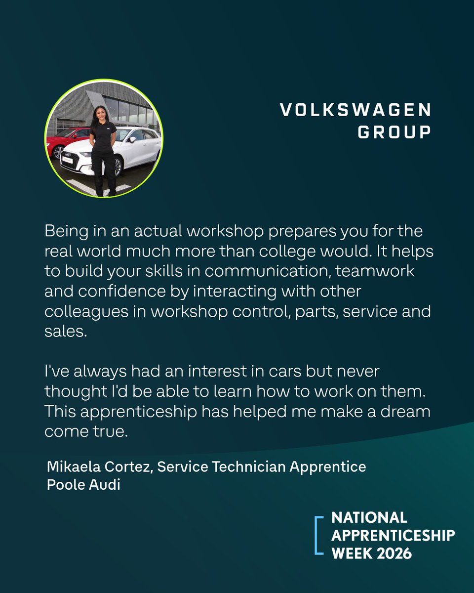 Volkswagen Group Apprenticeship Programme tweet media