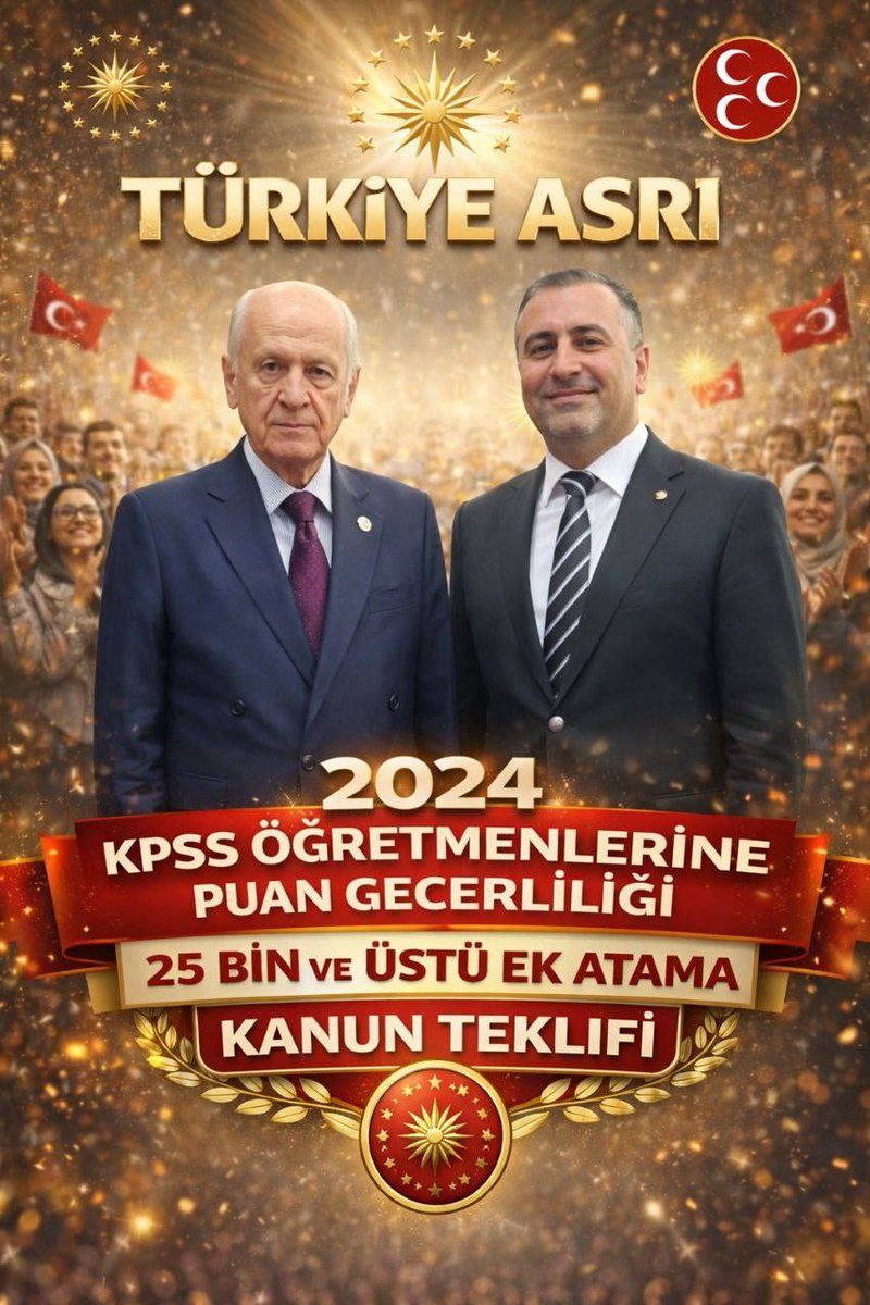Sayın <a href="/lutfikasikci/">lütfi kaşıkçı🇹🇷</a> 2024 KPSS için atılacak somut adımları büyük bir heyecanla bekliyoruz. Bir kanun teklifi ile 2026 bütçesinde yer almak istiyoruz. Lütfen taleplerimizi karşılıksız bırakmayın.