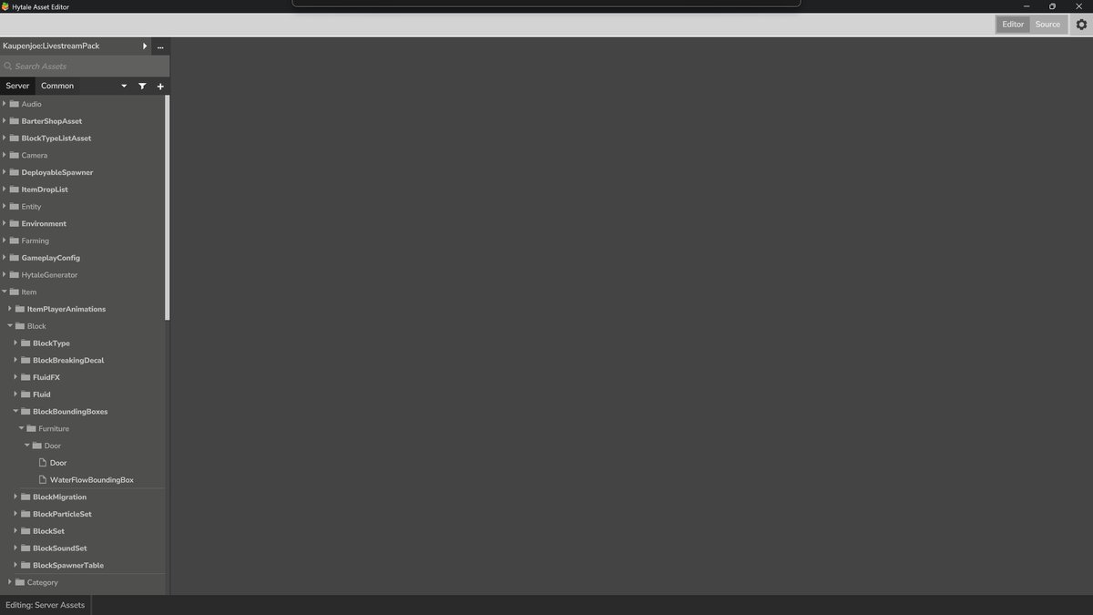 Does your Hytale Asset Editor look like this? (Because you're using a 1440p or 4k resolution)
I have a somewhat usable workaround until a proper fix is implemented! 
On your Hytale Launcher Link (or exe) click Properties
Then go to Compatibility > Change high DPI settings to set