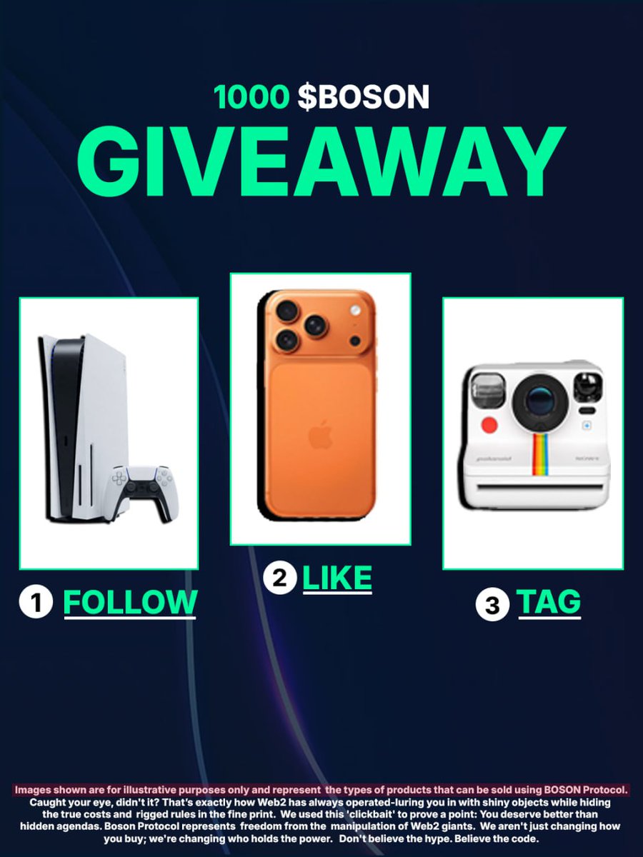 Boson Meme Challenge – India Edition 🇮🇳

Join the meme challenge and win 1,000 $BOSON tokens!

⏳ Duration: 14 Days

For more details checkout  : instagram.com/p/DUqf4-OE0MV/…

Get creative, stay original, and let the memes begin! 🚀

Follow <a href="/Boson_India/">BOSON INDIA 🇮🇳</a>