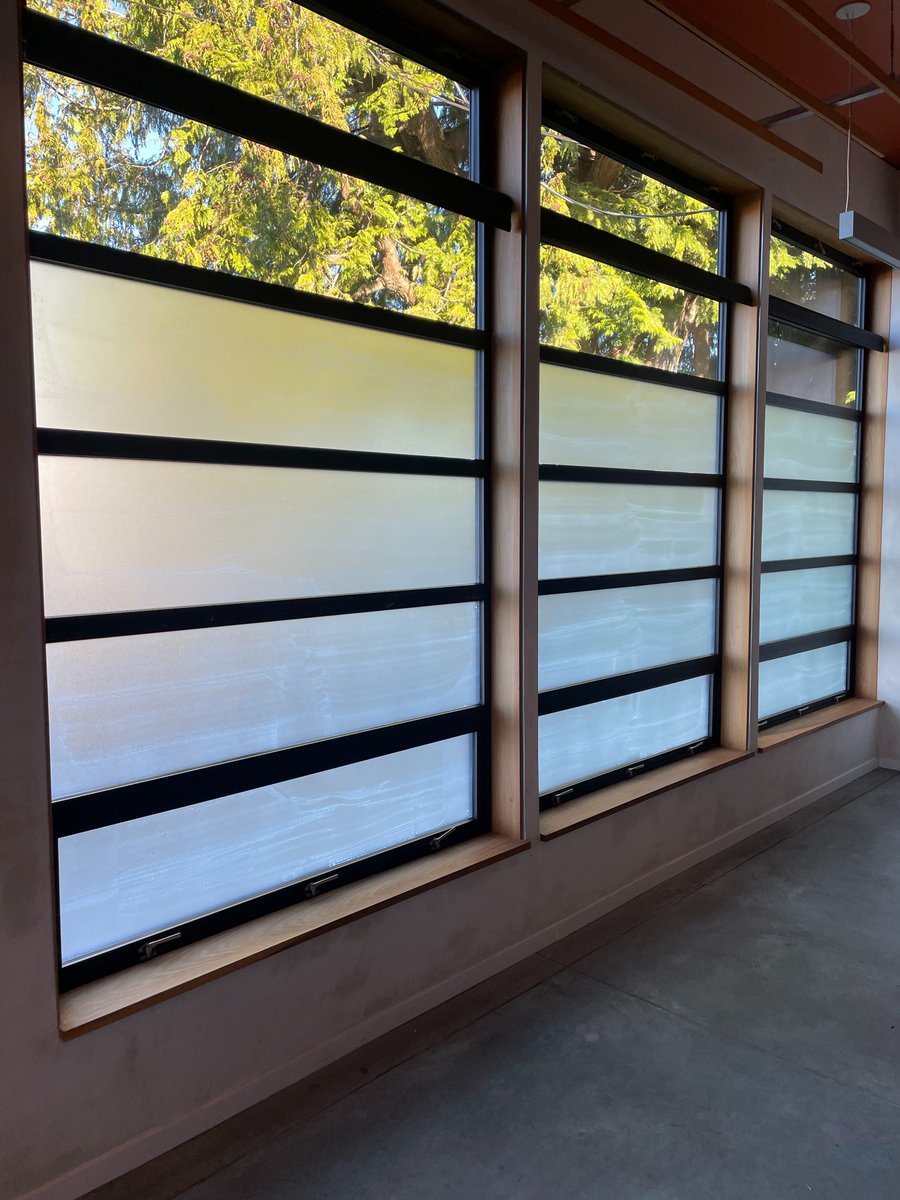 ECWTint's tweet photo. SOLYX SX-MD-8304 Velvet Frost is a fantastic glass film that effortlessly adds privacy while still allowing in natural light. Perfect for commercial spaces, conference rooms, or private offices. Whether you want added seclusion for street-facing windows or busy corridors. https://t.co/zPdF93Q28I
