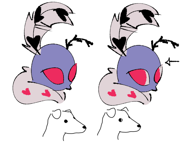 hot take on the other end of the valentino pupil discussion #HazbinHotel