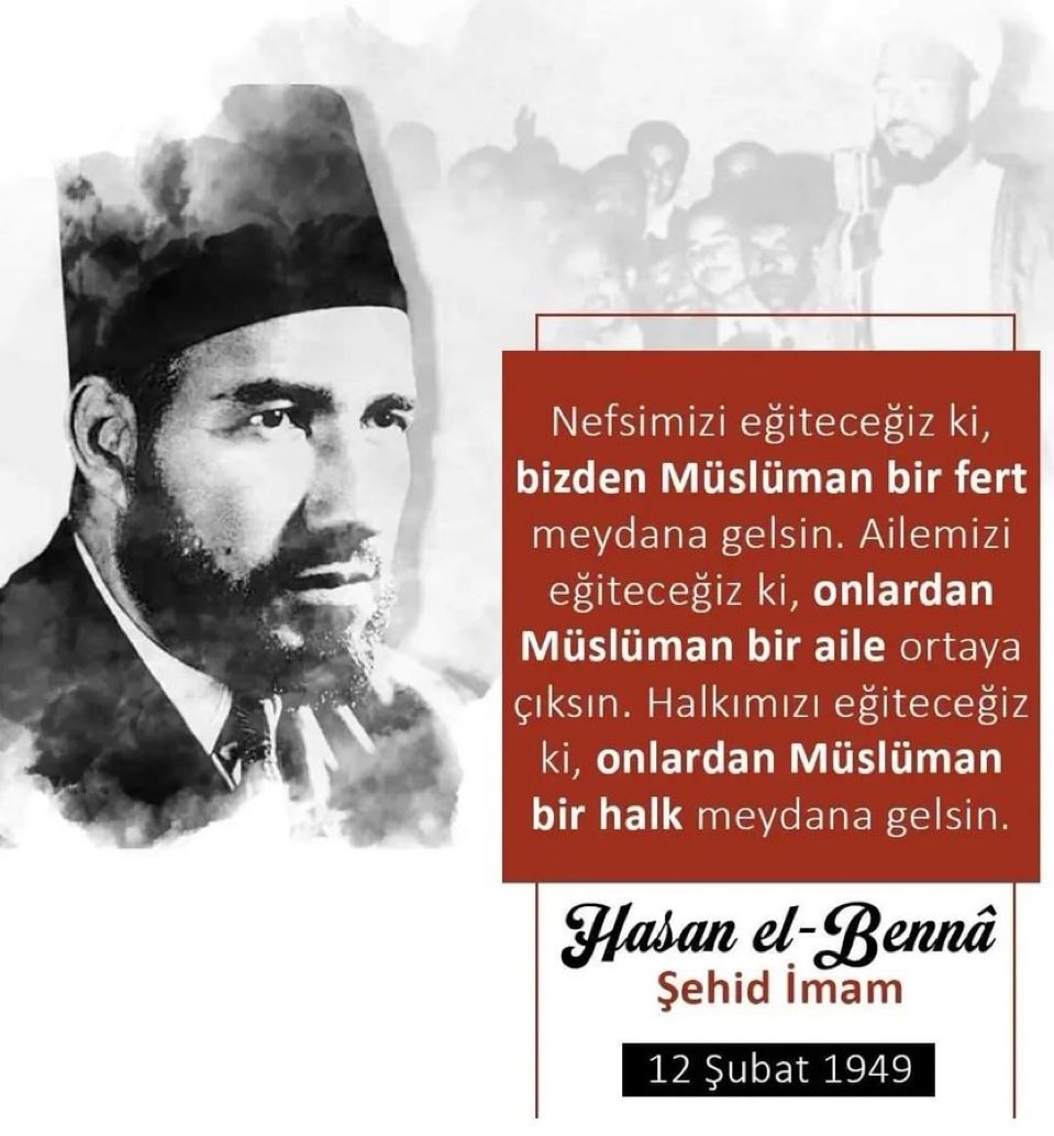 elonue's tweet photo. Hasan El Bennâ 
Mısırlı Mücahit, ömrünü insanlığın ihyasına harcamış mütefekkîr !! Nefsle cihadın imani bir zaferle sonuçlanması için öğrenciler yetiştirmiş mücadelenin en onurlusu!! 

Terörist diyen alem-i kuburun entelleştüel gevişine, mebzul miktarda zangalak diyoruz . 

…. https://t.co/ay1iNHHEWu