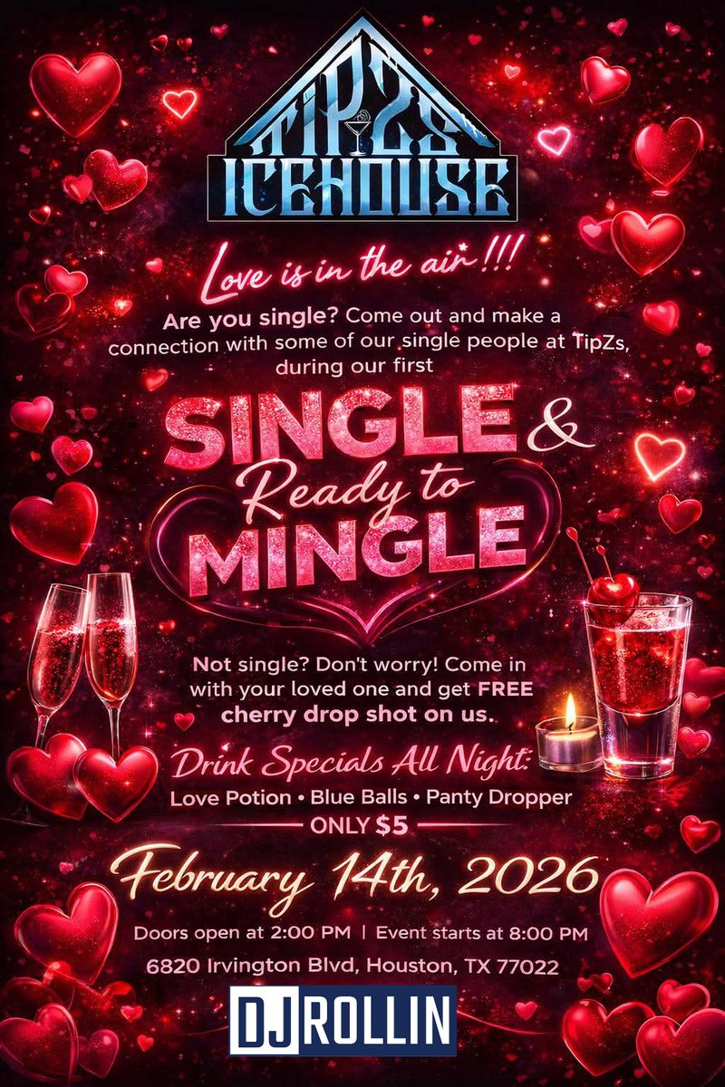 #HoustonNightLife #ValentinesDay2026 #pionerrdj #HTowndj
