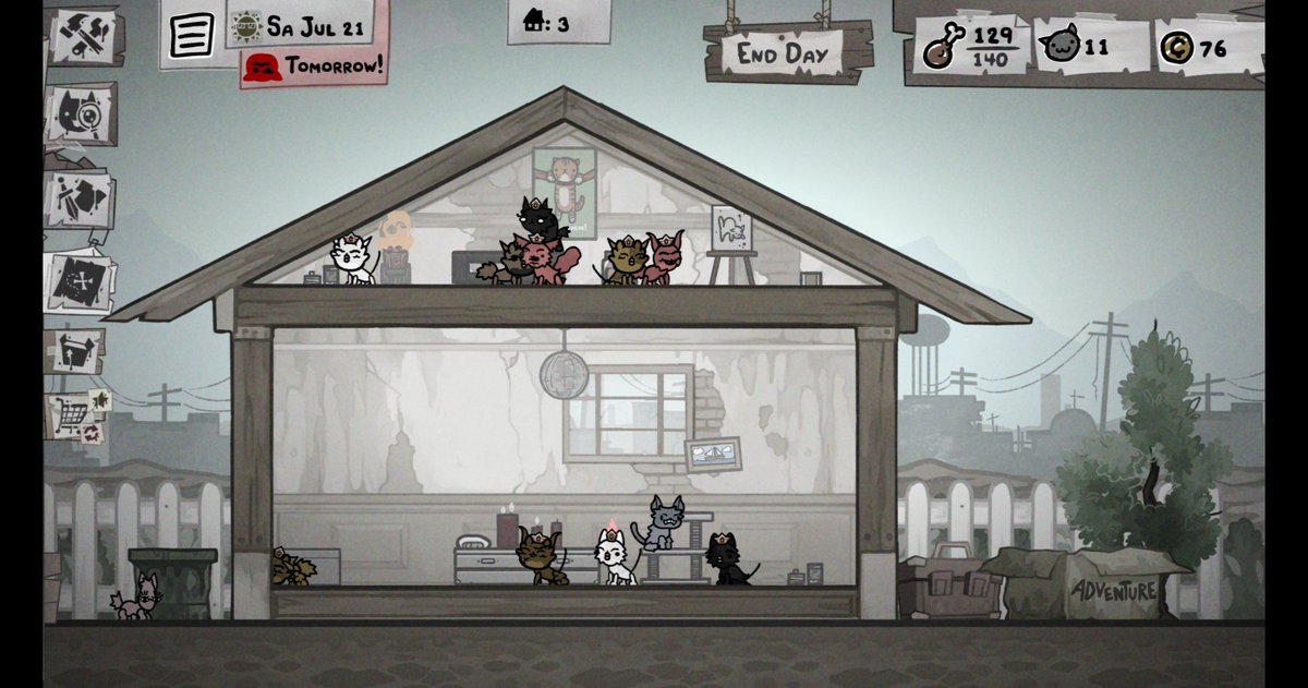 Estrangedlamb's tweet photo. Sorry to say, but I probably might be slowing down progress for a while...

The funny game where you make the cat's fuck is my new time vampire XD! 
#mewgenics https://t.co/Pjnd4ISgGS