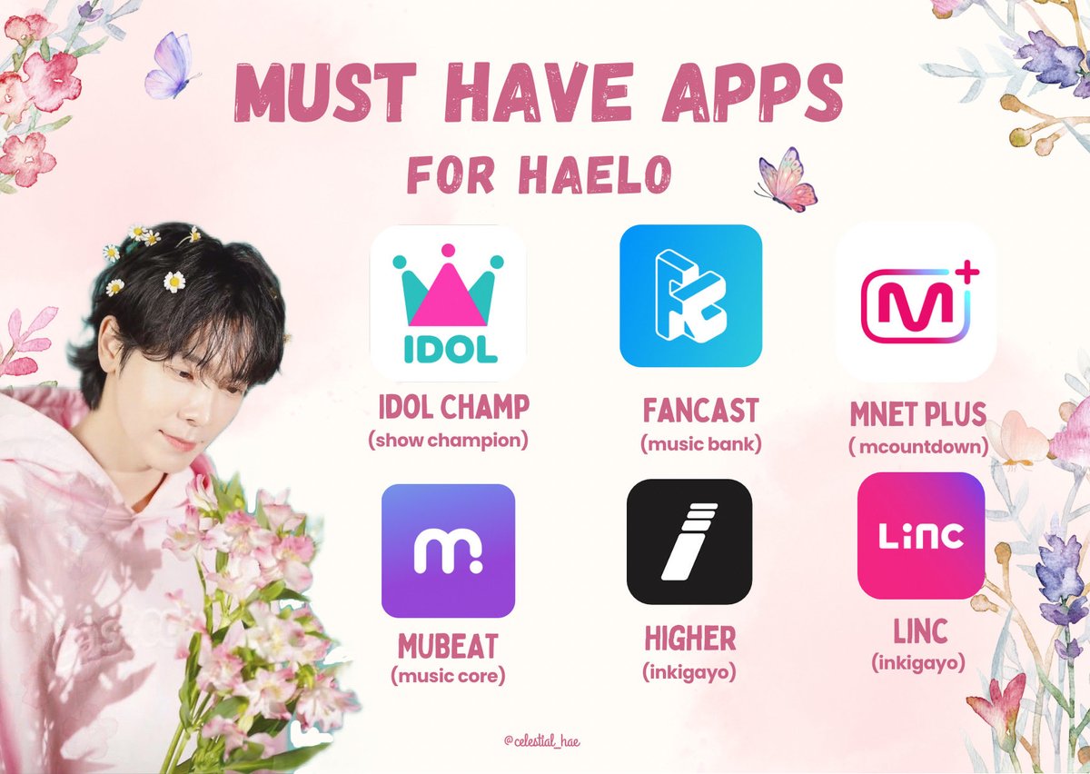 🗣️ attention elfishes/hae stans!!

donghae’s been working ridiculously hard for the last couple of months for this- so it’s time for us to start preparing for haelo too!

let’s start by downloading &amp; collecting votes on all of the voting apps! ☺️🌸 #donghae #동해