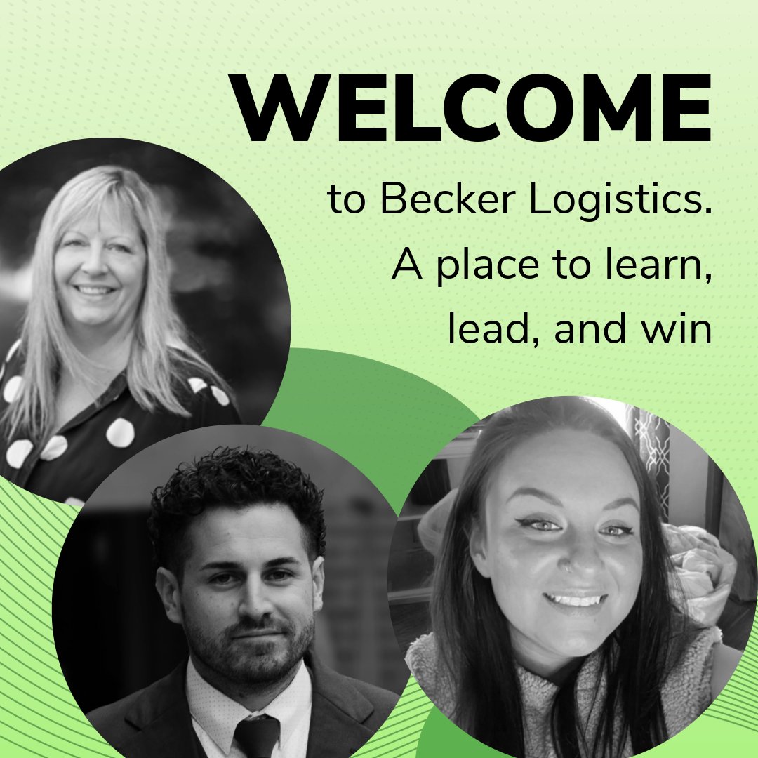 BeckerLogistics's tweet image. Welcome Ben, Lora &amp;amp; Bri to Becker Logistics. Growing our team to serve you better. Connect with us today.
#BeckerLogistics #WeAreLogistics #3PL #Shipping #TeamGrowth
