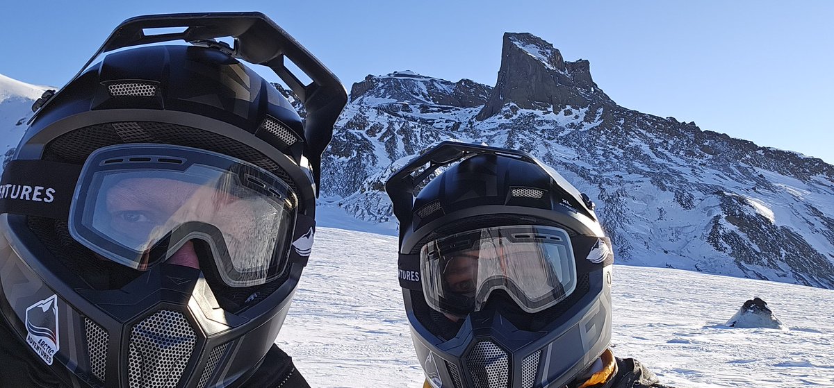 jerseyrugbyfan's tweet photo. Well that was fun snowmobile trip on an Icelandic glacier,it was a tropical -17°C up there #justabigkid https://t.co/QcmU00QrCM