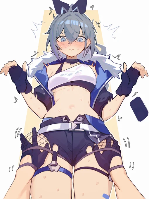 I wanna grab this part of Silverwolf's shorts.