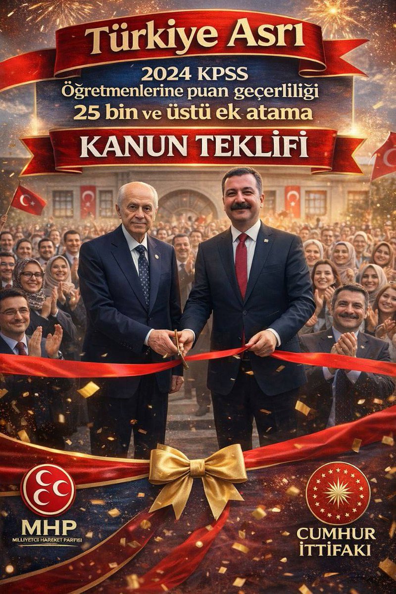 MHP’nin 25 bin ek atama konusundaki hassasiyeti bizleri memnun etti. 2024 KPSS puan geçerliliği uzatımı için de adım bekliyoruz.

<a href="/gokayyuksel10/">Ekrem Gökay Yüksel</a>