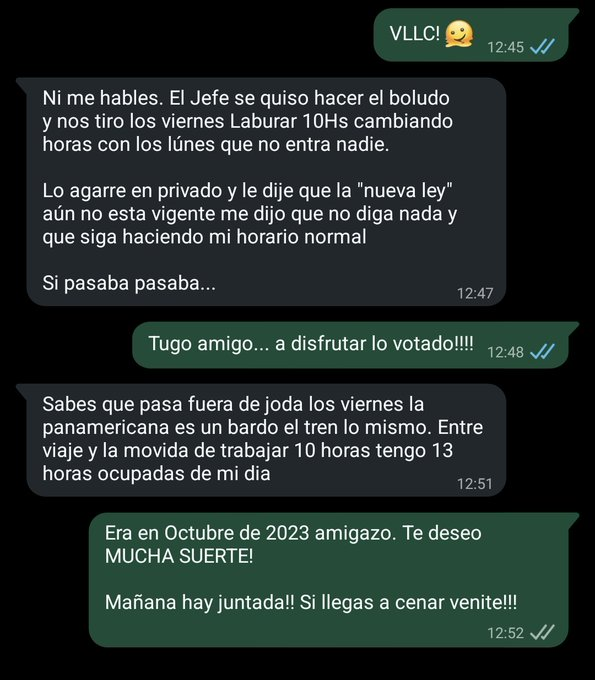 En 2015 laburaba en el estado y un compañero de colegio me escribió para reirse de que me iba a quedar sin laburo... no entiendo que disfrutes que a un amigo/conocido le vaya mal porque votó distinto a vos
(las imágenes las vi por acá)
