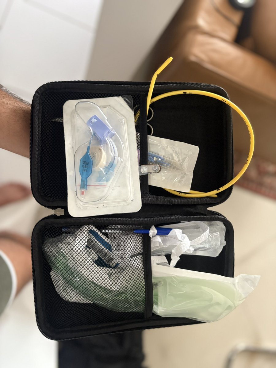 Agora tenho a malinha do deu merda intra hospitalar