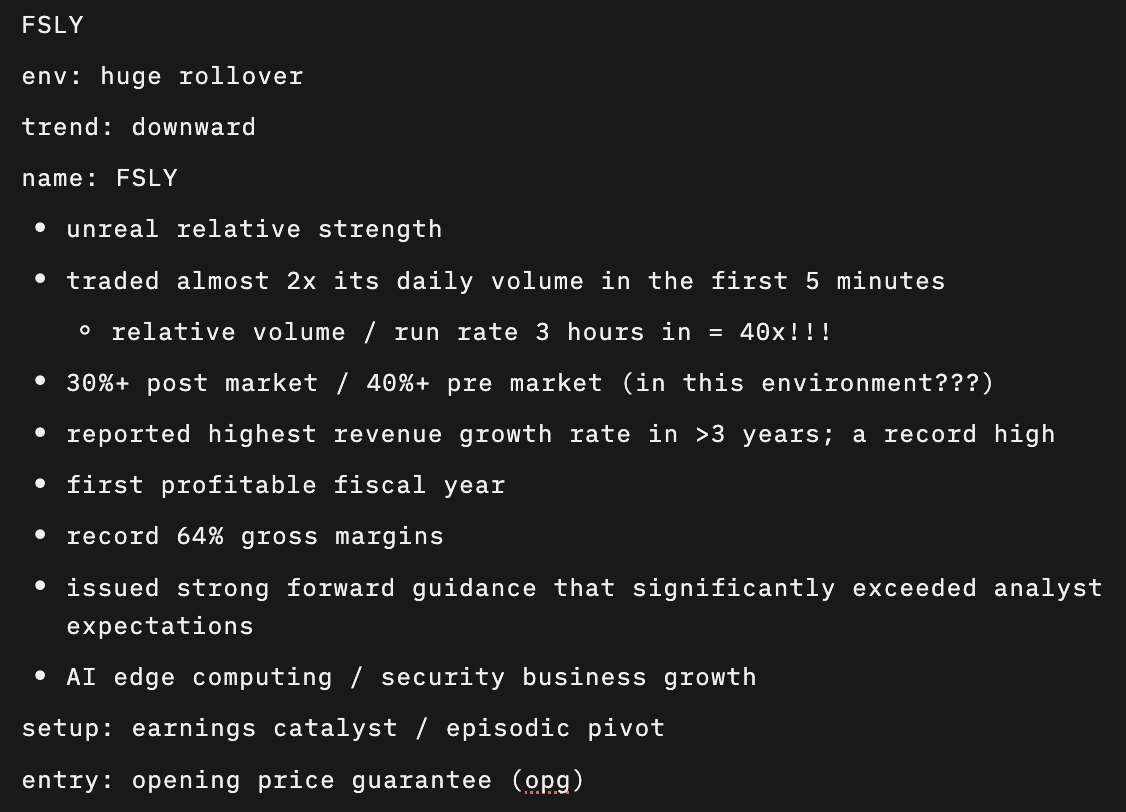 scaledvariant's tweet photo. $FSLY https://t.co/20j8y9xUqA