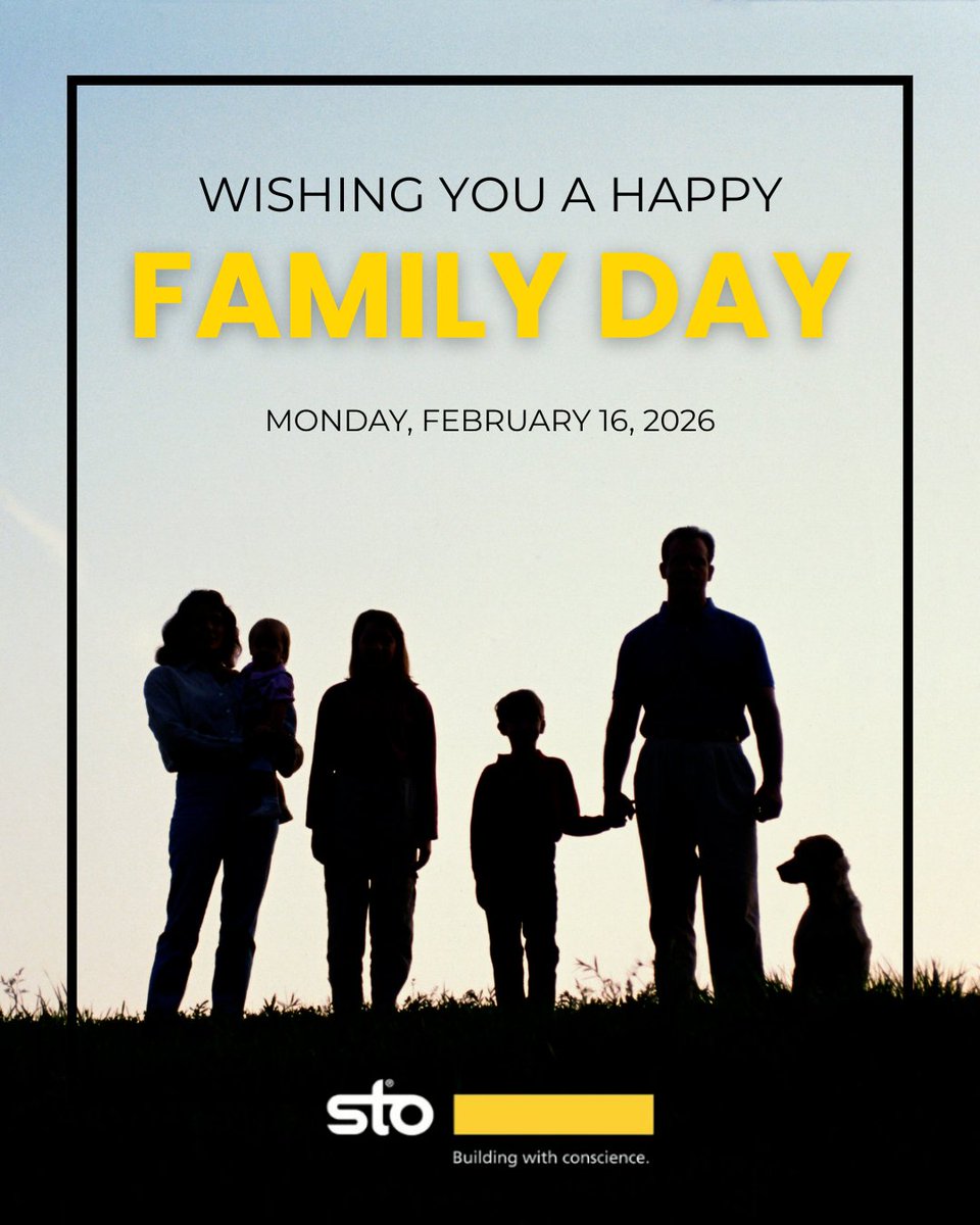 Sto Canada is wishing you all a happy Family Day – from our family to yours!

Please note that our SalesCentres will be closed on Monday, February 16 for the holiday. We’re back to regular hours the following day. See you then!