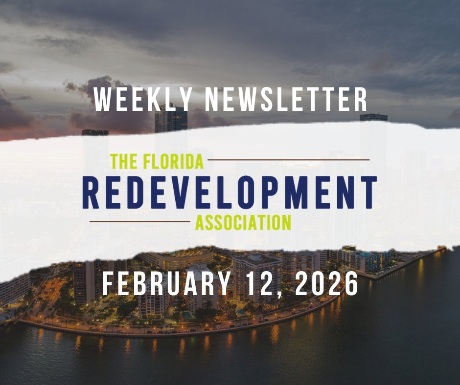 ✨ FRA Newsletter Highlights | 2.12.26
Stay up to date with the latest in redevelopment across Florida:
redevelopment.net/2026/02/weekly…

#FRA #Redevelopment #RedevelopmentWorks