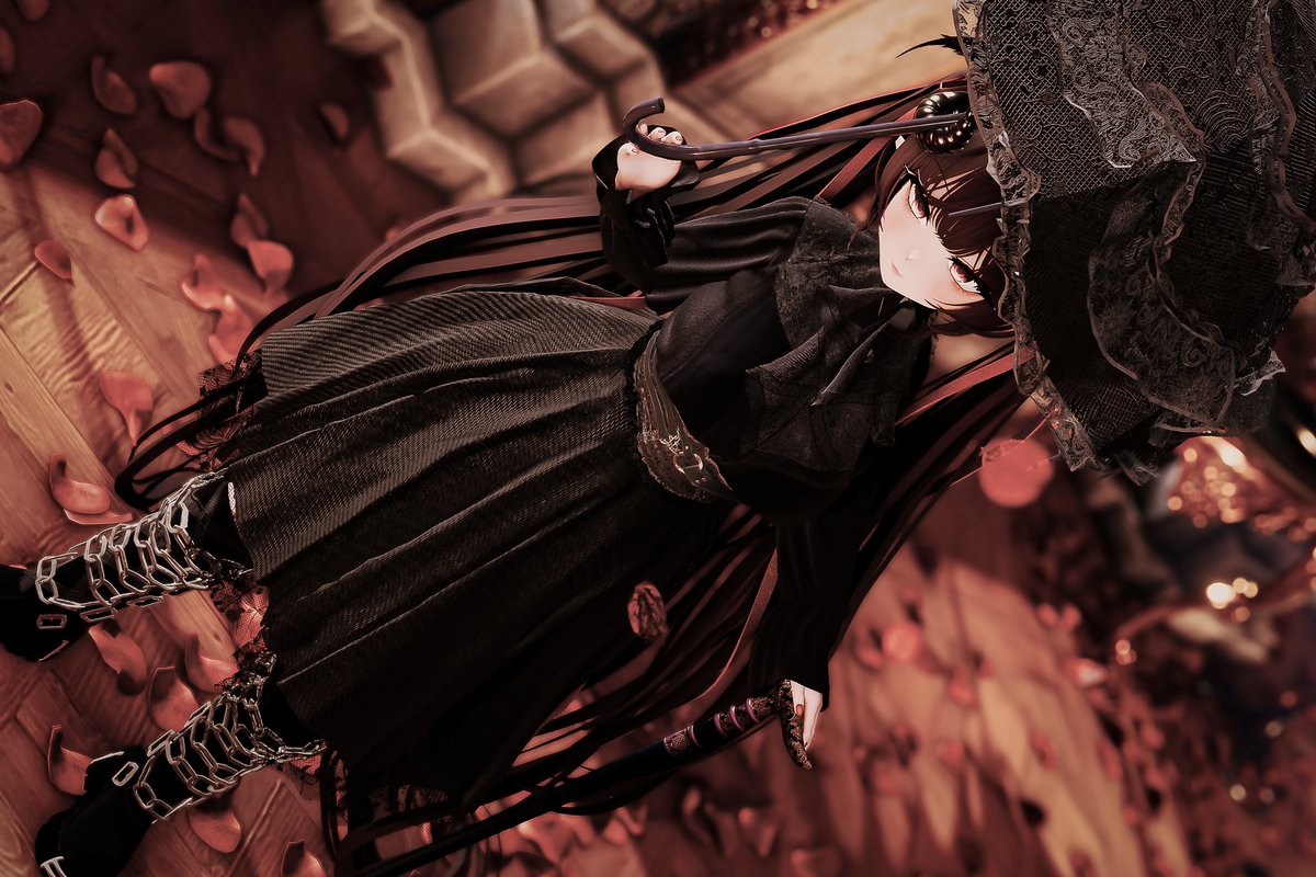 KunyangSSE's tweet photo. 新作衣装「Dragoth」を公開しました！🥀
ゴスロリをコンセプトにした衣装です。
​PBRテクスチャで作られているので、Community Shaders を使って見ていただけると嬉しいです！

https://t.co/IYwXayra0L

#SkyrimSe #Skyrim https://t.co/FWSNZa0cAi