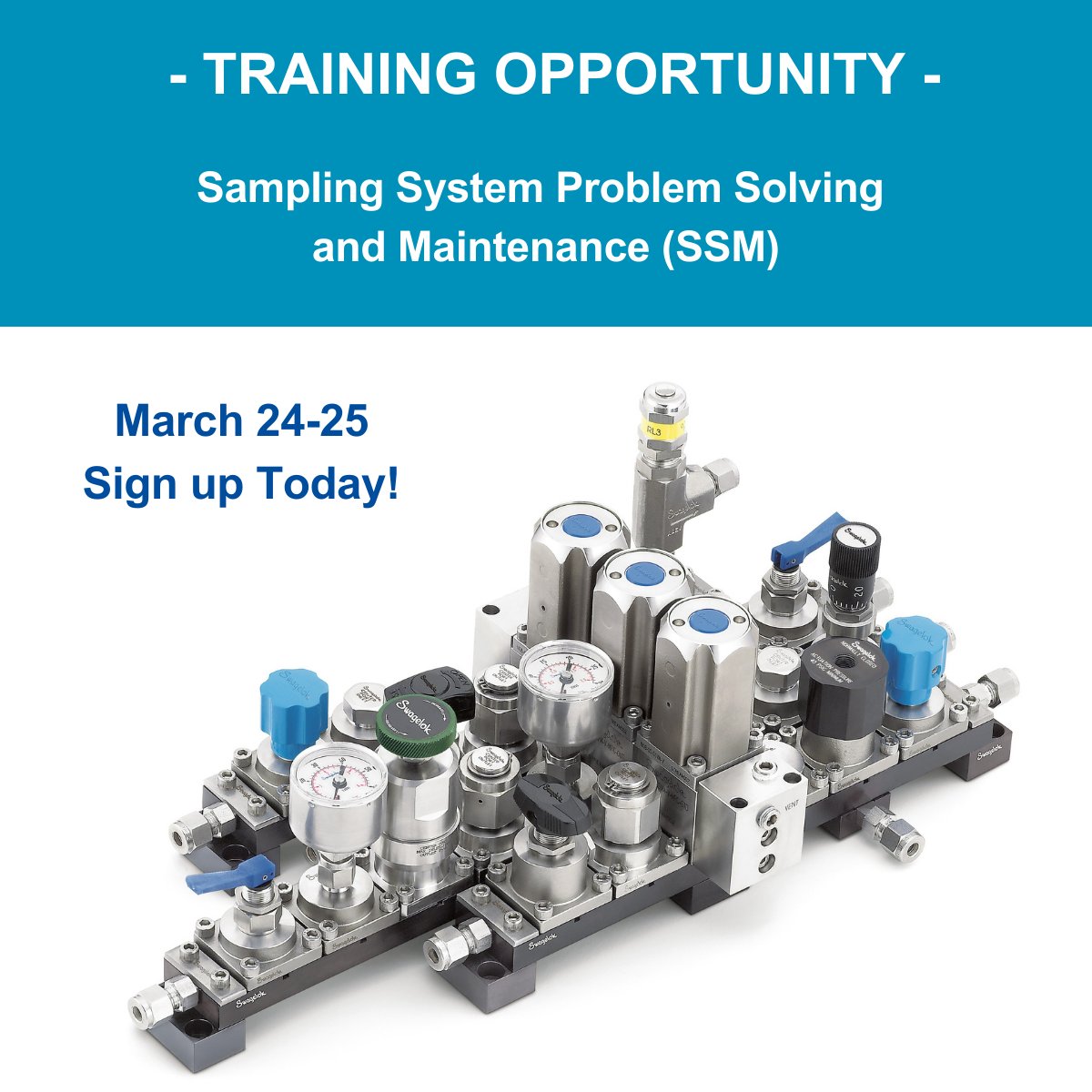 Sampling System Problem Solving and Maintenance (SSM) Training. 
Register Today. bit.ly/4kIkxaj