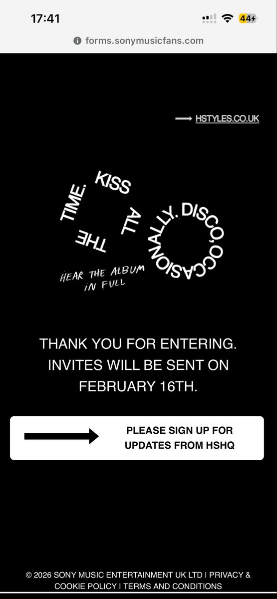 Let’s be serious I didn’t get ONO I’m not getting listening party 😂