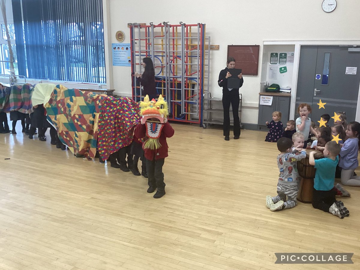 The Hungry Caterpillars would like to say a massive thank you to the Shining Stars for inviting us to celebrate Chinese New Year with them. The Reception children shared their learning with their Nursery friends. Everyone enjoyed Chinese food and a spectacular dragon dance!🐉🐲