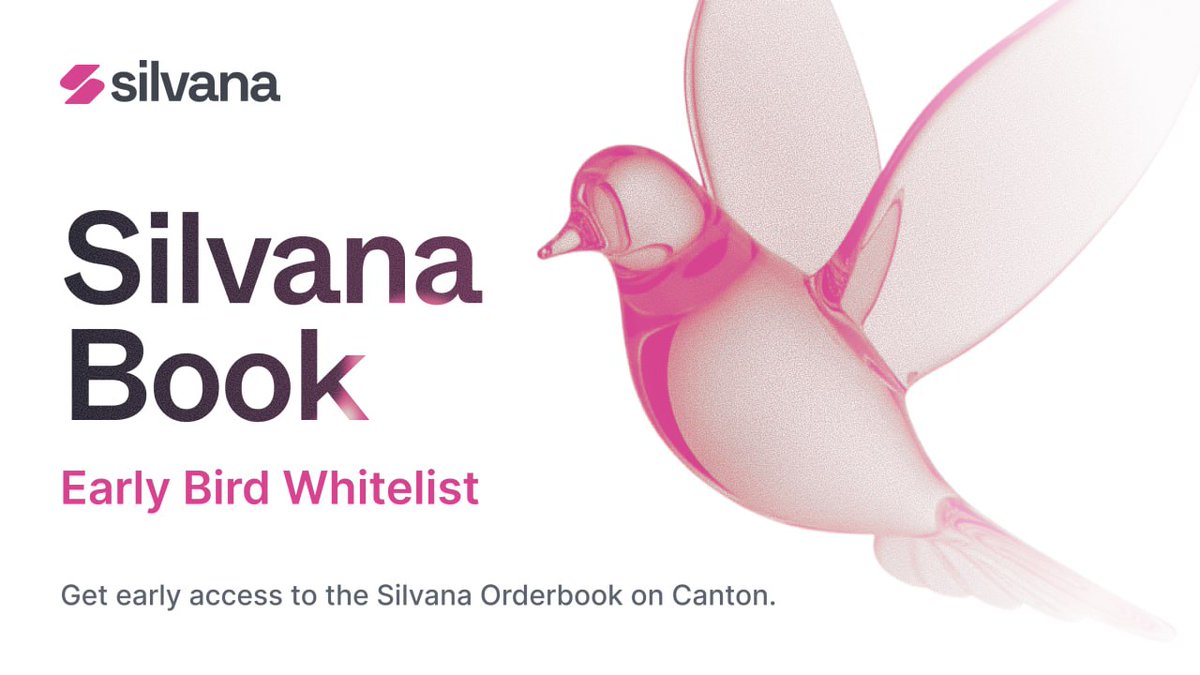 Welcome to Silvana Book, the most performant orderbook on <a href="/CantonNetwork/">Canton Network</a>.

We're bringing sub-second execution via private off-chain matching and secure, atomic on-chain settlement to Canton.

Get early access 👇