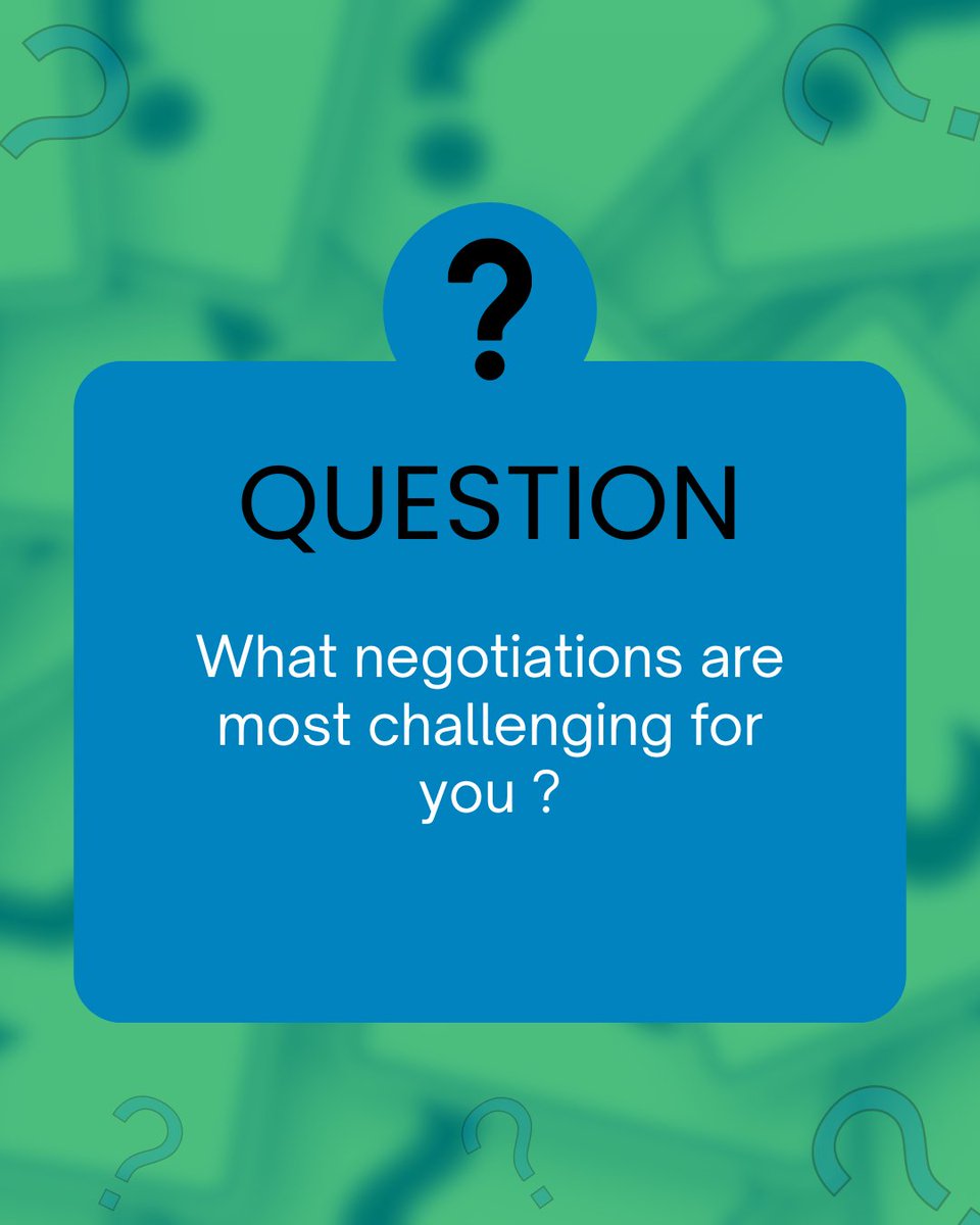 Negotiation Works tweet media