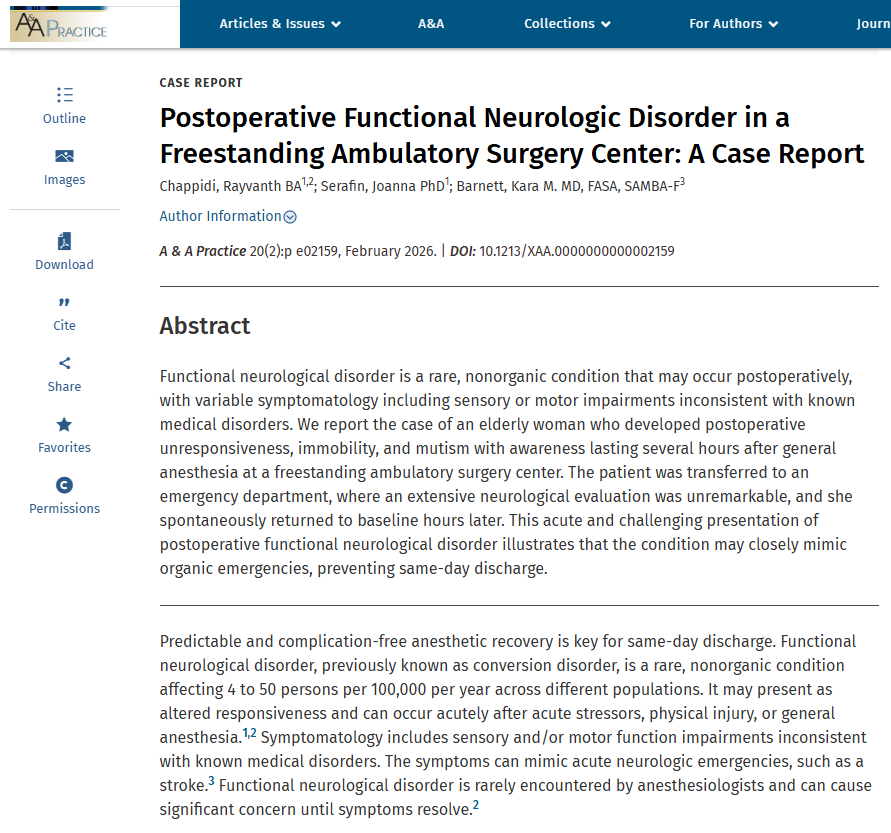 Memorial Sloan Kettering Anesthesia tweet media
