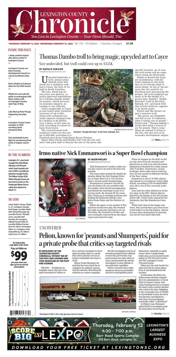 Lexington County Chronicle tweet media