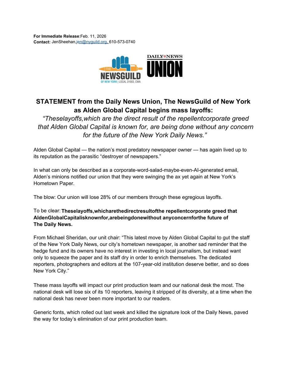 NewsGuild of New York tweet media