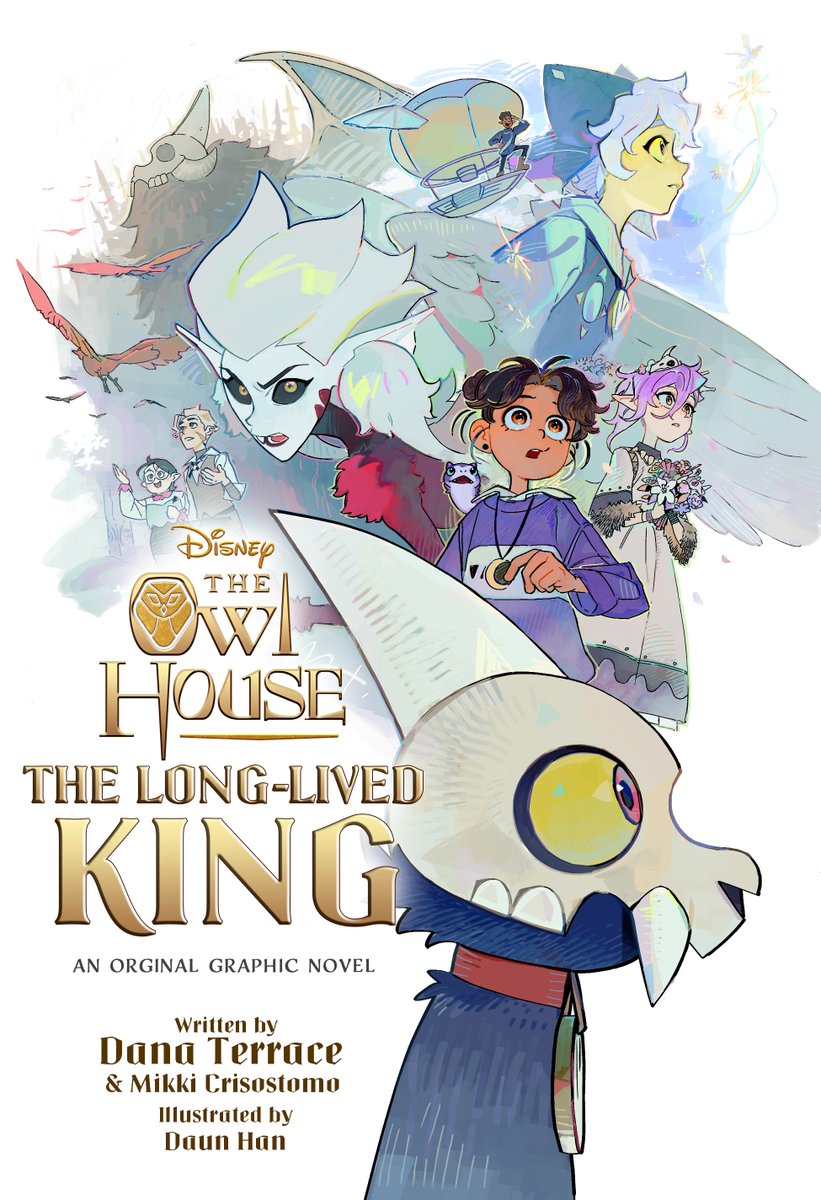 TheCartoonBase's tweet image. Dana Terrace officially announces ‘The Owl House: The Long-Lived King’ graphic novel.

The 144-page graphic novel will release on September 29.