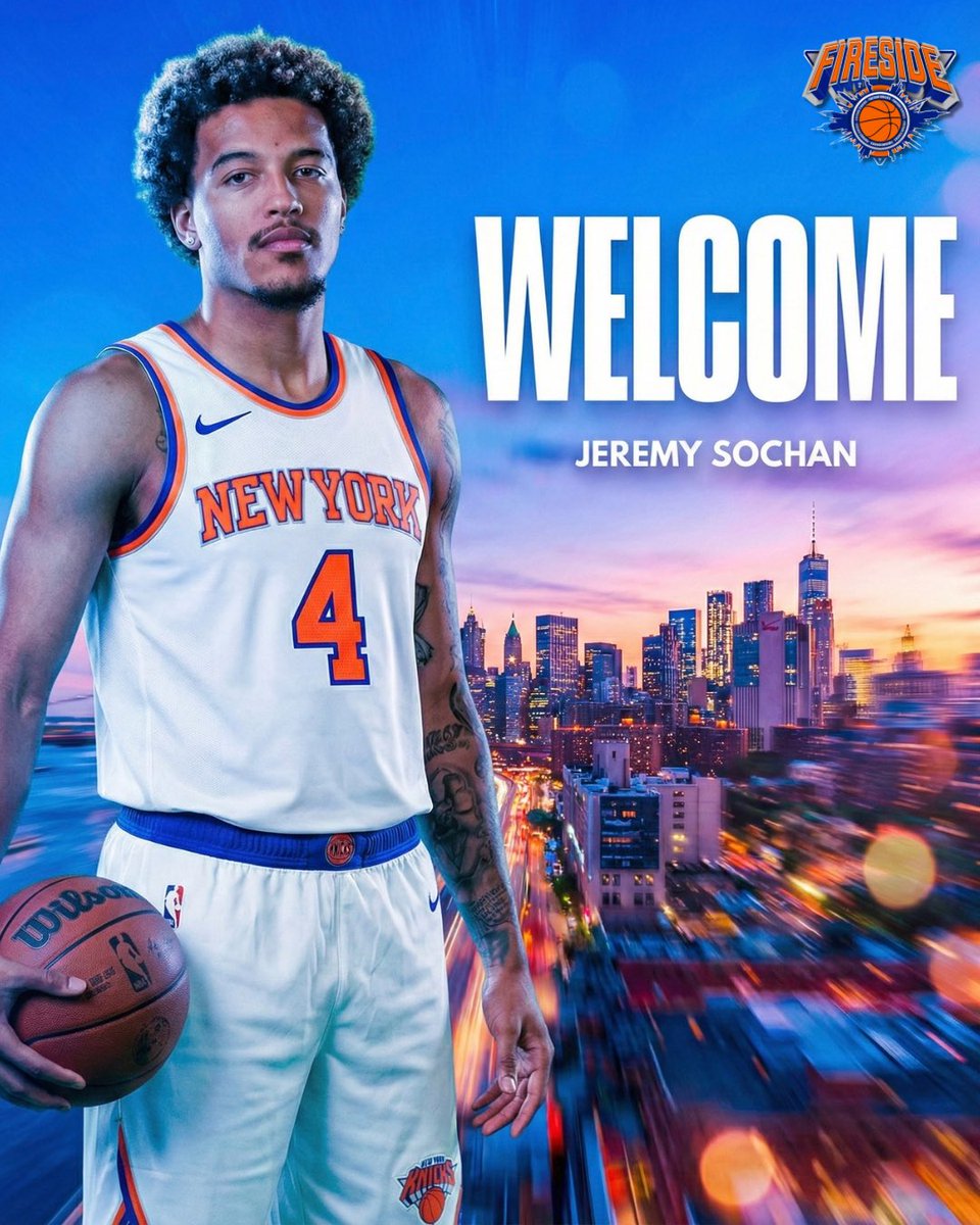 WELCOME TO NY, JEREMY SOCHAN 🧡💙