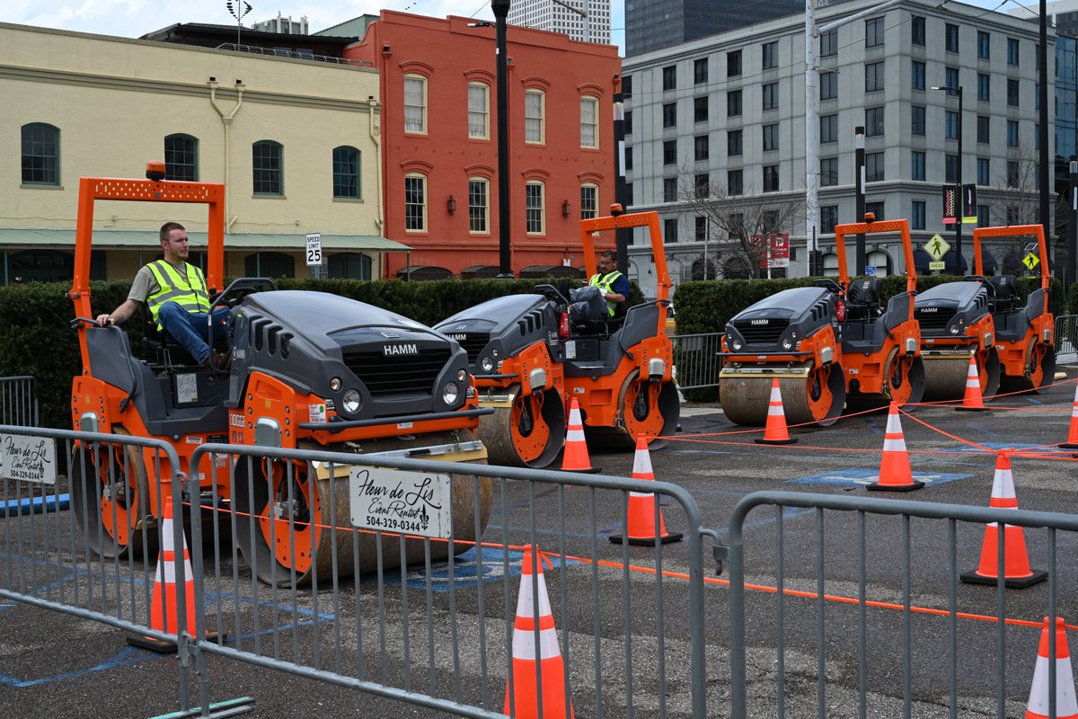 NewOrleansENMCC's tweet photo. From the Roller Rodeo to the Striping Competition, attendees are putting their expertise to the test and leaving it all on the pavement! https://t.co/KVlQ7cTTKb