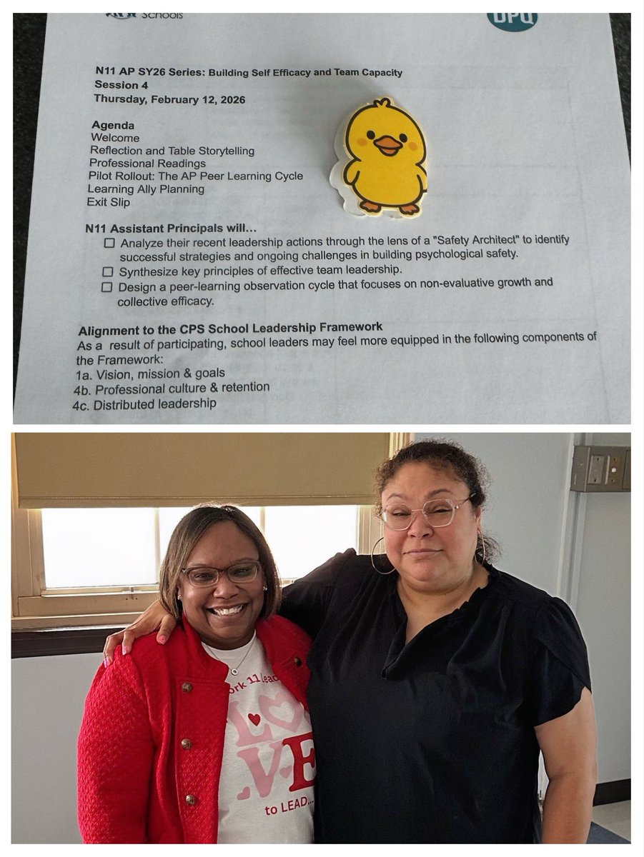 Chitownteach's tweet photo. Session 4 with N11 Assistant Principals, Building Self-Efficacy and Team Capacity, was all about Peer Inquiry and Growth. 
We unpacked our peer learning pilot, and the room was buzzing with ideas, honest reflection, and laughter. #GoLearning! @CpsLeaders https://t.co/a8gHavjBnW