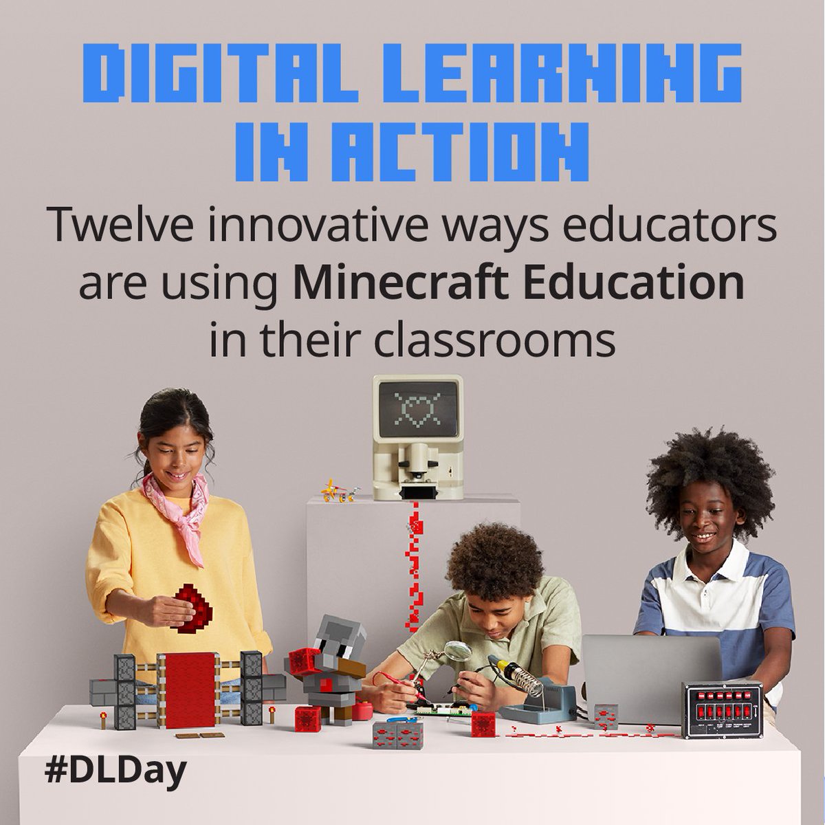 PlayCraftLearn's tweet image. How do you actually integrate digital learning in the real world?

For #DigitalLearningDay, we asked the real experts: teachers!
Check out these tips from #MinecraftEdu Teachers’ Lounge community members: msft.it/6012QRjBA

#DLDay