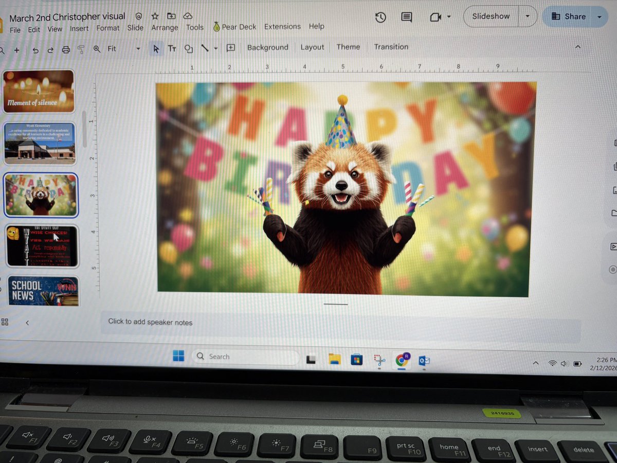 Wyatt Elementary Library tweet media