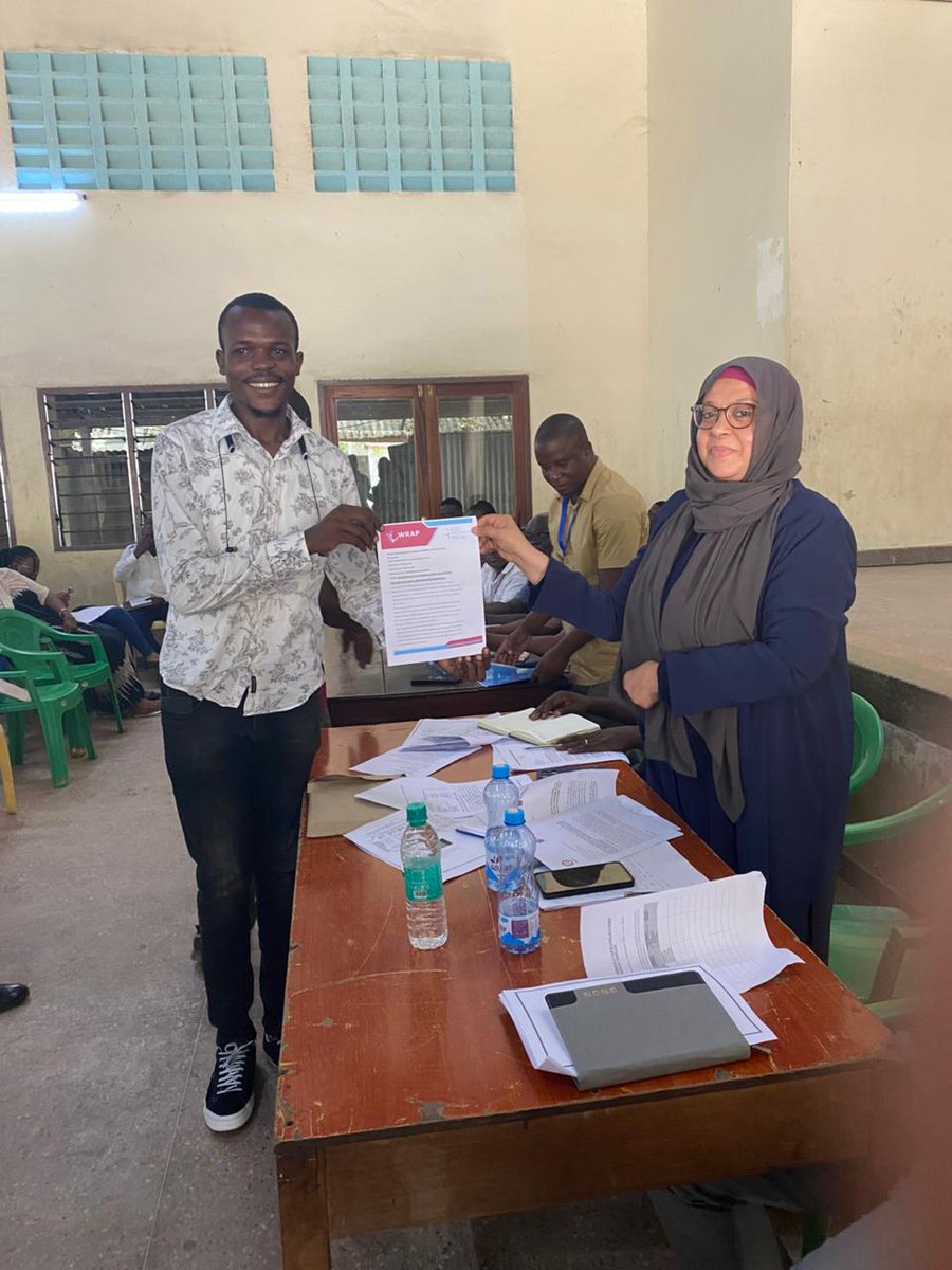 abrahamogu2's tweet photo. WRAP CBO Participates in CFSP 2026 Public Participation – Mikindani Ward
Today, Women Reducing Adolescent Pregnancies (WRAP) CBO proudly took part in the CFSP 2026 Public Participation Forum and officially submitted our memorandum to the CECM for Health, Dr. Swabah Ahmed. https://t.co/VR1ApcNXre