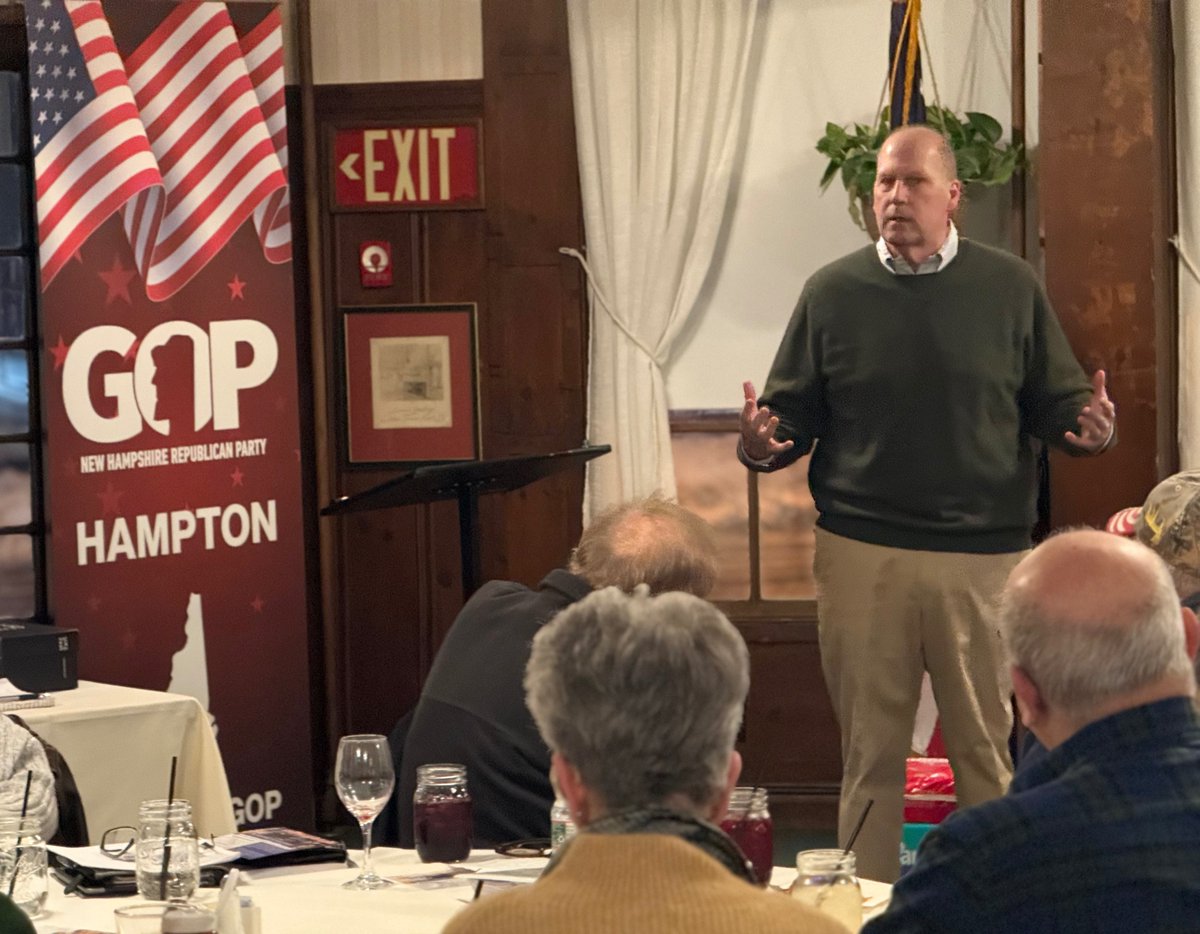 NEW: John Sununu called New Hampshire’s Senate race “important for President Trump’s agenda.”

Trump’s hand-picked candidate just said it loud and clear: He will sell Granite Staters out to enact Trump’s extreme record that’s raising costs for working families. #NHPolitics #NHSen 