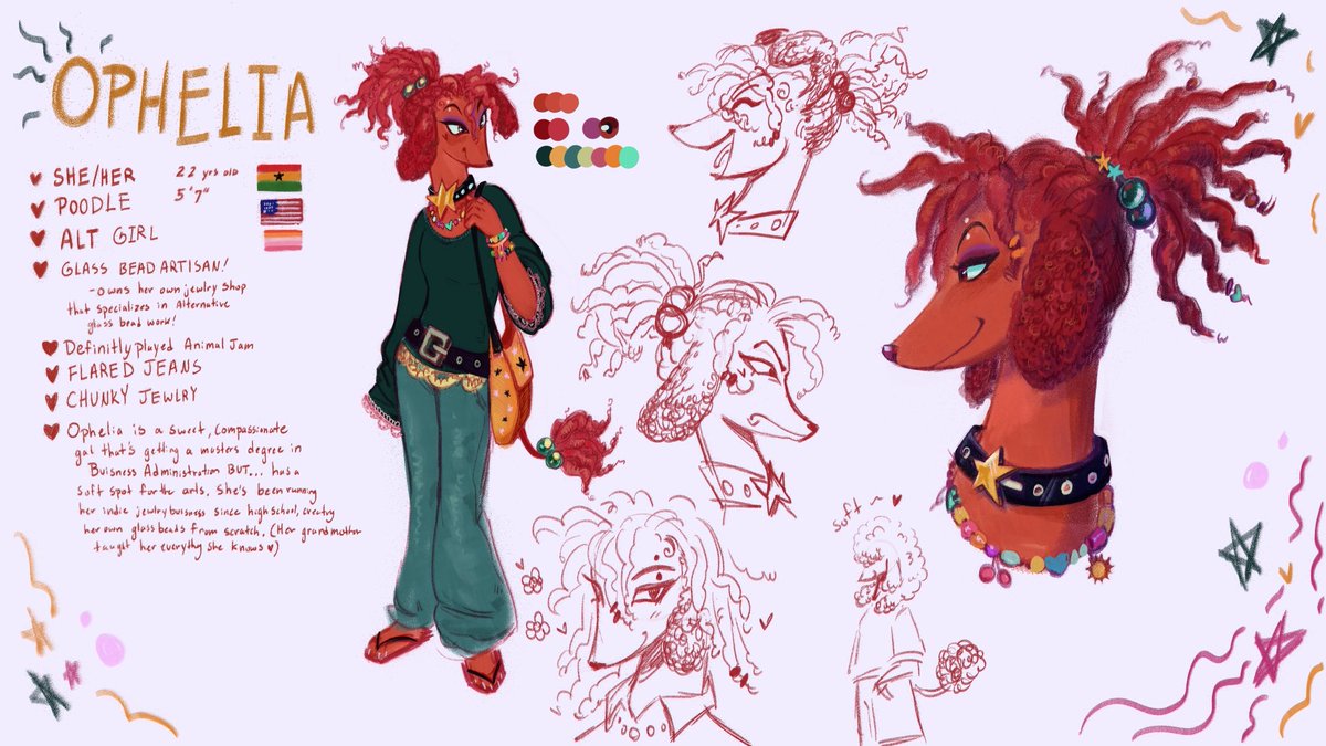 Her name is Ophelia, and she’s a entrepreneur 💅#originalcharacter